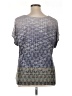 Liz Claiborne Gray Short Sleeve Top Size 1X - photo 2