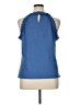 Talbots 100% Cotton Blue Sleeveless Blouse Size XL - photo 2