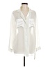 Dantelle 100% Polyester Ivory Long Sleeve Blouse Size M - photo 1
