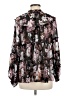 o.p.t 100% Polyester Floral Black Long Sleeve Blouse Size M - photo 2