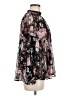 o.p.t 100% Polyester Floral Black Long Sleeve Blouse Size M - photo 4