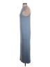 Zara Solid Blue Casual Dress Size XS - photo 5