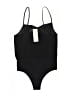 French Connection 100% Polyester Black Bodysuit Size XS - photo 2