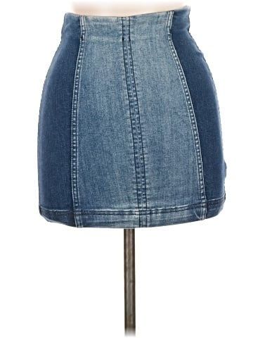Free People Denim Skirt (view 2)