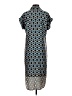 Luxology Print Blue Casual Dress Size S - photo 2