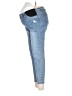 Shein Solid Blue Jeans Size 6 - photo 5