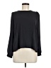 Under Skies 100% Polyester Black Long Sleeve Blouse Size M - photo 1