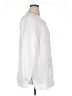 Tahari 100% Linen White 3/4 Sleeve Button-Down Shirt Size 1X - photo 4