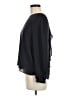 Under Skies 100% Polyester Black Long Sleeve Blouse Size M - photo 5