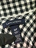 Lands' End 100% Baumwolle Houndstooth Black Long Sleeve Blouse Size 16 (petite) - photo 7