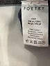 Poetry 100% Cotton Paisley Floral Solid Blue Pullover Sweater Size 6 - photo 8