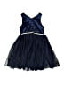 H&M 100% Polyester Blue Dress Size 3 - 4 - photo 2
