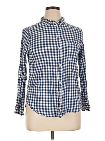 American Eagle Outfitters Long Sleeve Button-Down Shirt (view 1)