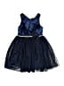H&M 100% Polyester Blue Dress Size 3 - 4 - photo 1