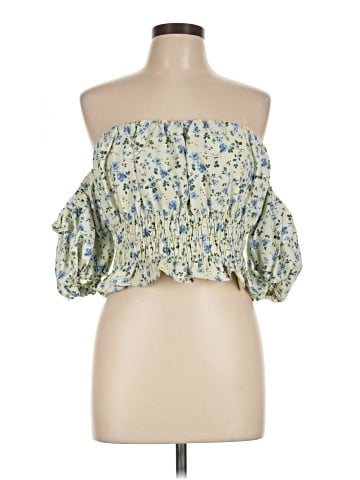 Abercrombie & Fitch Short Sleeve Blouse (view 1)