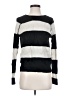 White + Warren 100% Cashmere Stripes Black Cashmere Pullover Sweater Size S - photo 1
