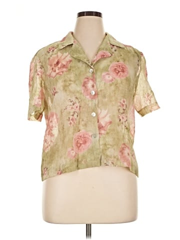 Karin Stevens Short Sleeve Blouse (view 1)