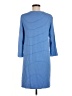 Lands' End Stripes Blue Casual Dress Size M - photo 2
