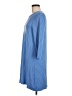 Lands' End Stripes Blue Casual Dress Size M - photo 5