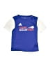 Adidas 100% Polyester Blue Short Sleeve T-Shirt Size 5 - 6 - photo 1