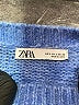 Zara Blue Pullover Sweater Size S - photo 7