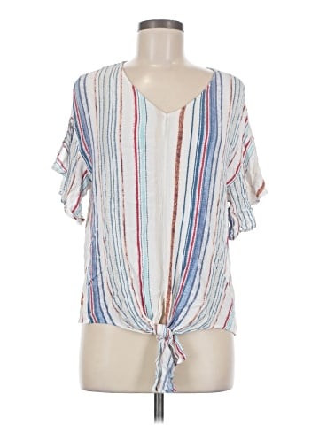 John Paul Richard Short Sleeve Blouse (view 1)