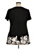 Avenue Black Short Sleeve Top Size 14 Plus - photo 2