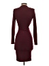 Lush Solid Burgundy Cocktail Dress Size XS - photo 2