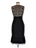 David Meister 100% Polyester Black Cocktail Dress Size 8 - photo 2