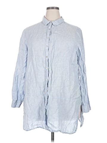 Tahari 3/4 Sleeve Button-Down Shirt (view 1)