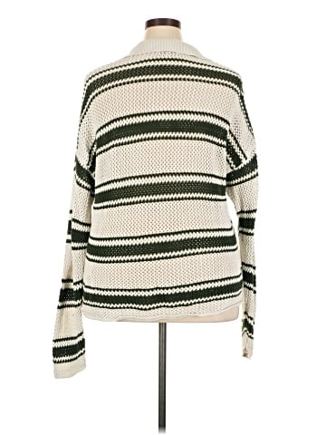 Madewell Open-Stitch Johnny Collar Sweater (view 2)