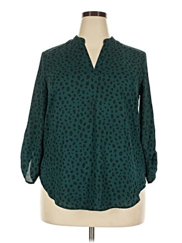 Lush 3/4 Sleeve Blouse (view 1)