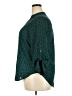 Lush 100% Polyester Polka Dots Teal 3/4 Sleeve Blouse Size XXL - photo 5