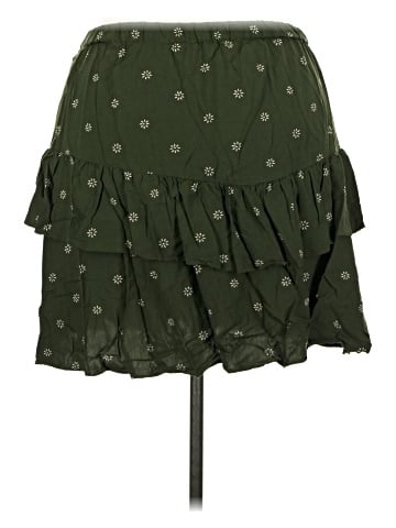 Madewell Pull-On Ruffle Tiered Mini Skirt in Dot Daisies (view 2)