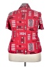 NYCC Print Red Short Sleeve Button-Down Shirt Size 2X - photo 2