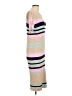 Roolee Stripes Tan Casual Dress Size L - photo 4