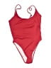 Unbranded Solid Red One Piece Swimsuit Size L - photo 1