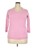 Avenue Pink Pullover Sweater Size 18 Plus - photo 1