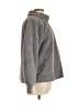 Ann Taylor 100% Polyester Gray Faux Fur Jacket Size L - photo 4