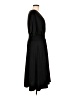 Apostrophe Solid Black Cocktail Dress Size L - photo 4