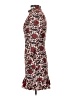 Sandro Animal Print Burgundy Cocktail Dress Size EU (FR) 34 / US 2 - photo 5
