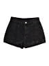 Shein Black Denim Shorts Size 30 waist - photo 1