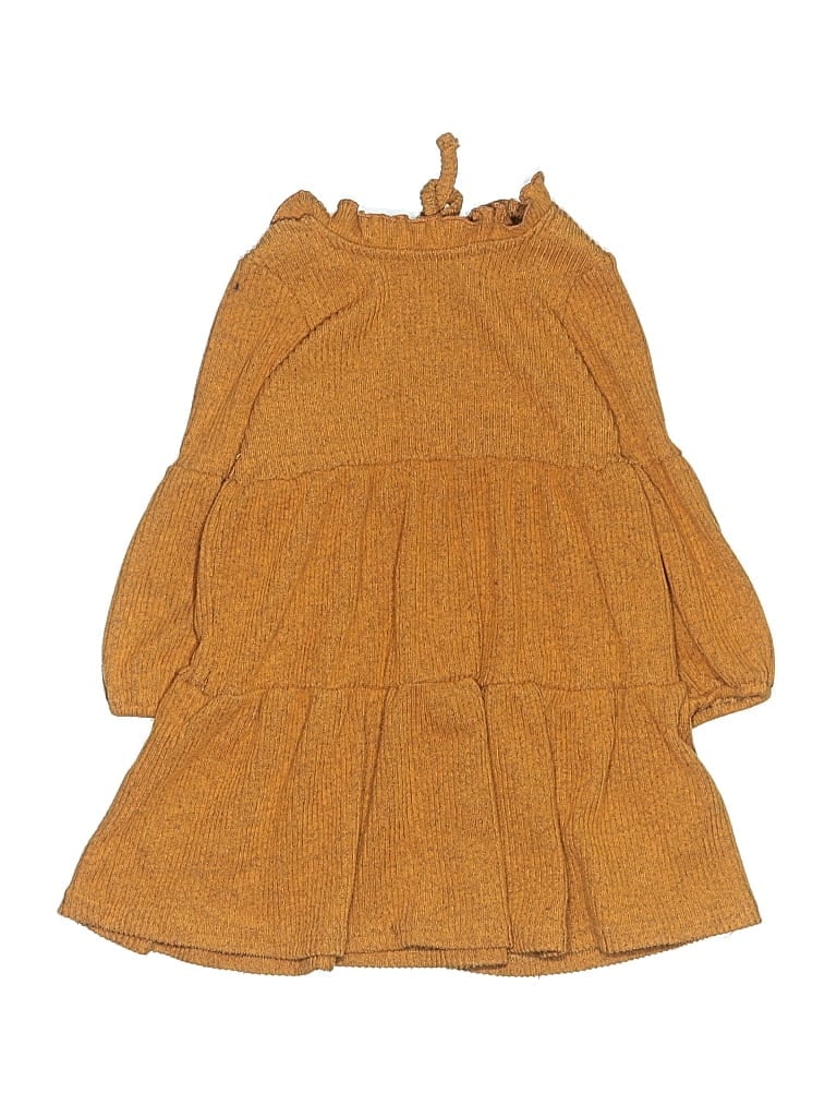 Pre-owned Unbranded Kids' Dress In Gold
