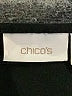 Chico's Solid Black Casual Dress Size Med (1) - photo 7