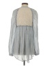 Free People Gray Long Sleeve Blouse Size S - photo 2