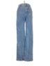 Cotton On 100% Cotton Chevron-herringbone Blue Jeans Size 2 - photo 1
