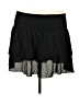 Unbranded 100% Polyester Solid Black Casual Skirt Size 2X - photo 1
