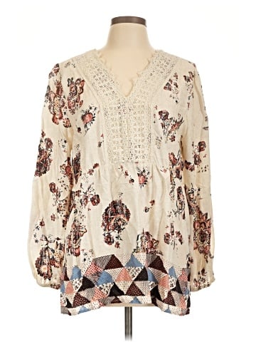 Maurices Long Sleeve Blouse (view 1)