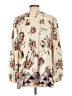 Maurices 100% Rayon Ivory Long Sleeve Blouse Size L - photo 2