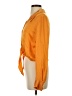 Wilfred 100% Cupro Orange Long Sleeve Blouse Size S - photo 5